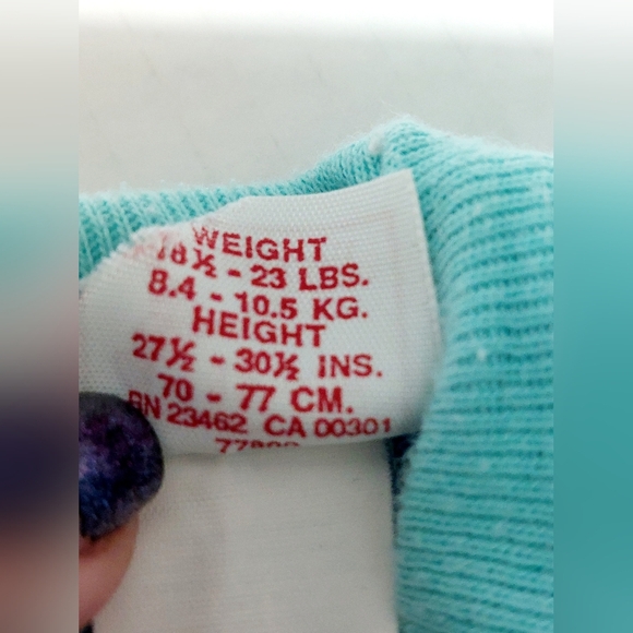 Vintage Blue Buster Brown 1 Piece Giraffe outfit 12 months - Picture 6 of 7